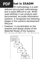 What Is Ssadm.
