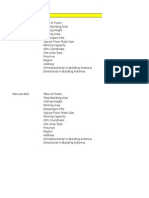 Handover Design and Document List