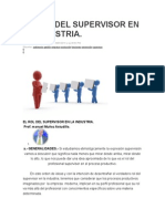 El Rol Del Supervisor en La Industria