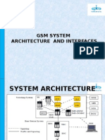 GSM Architecture and Interfaces