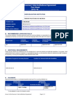 Annex-2 To Erasmus+ Inter-Institutional Agreement Fact Sheet