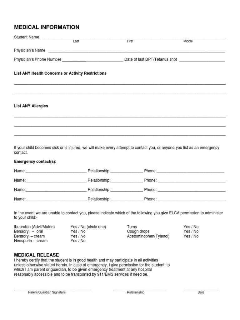 Med Form | PDF