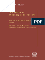 Post scríptum al concepto de derecho H. L. A. Hart