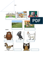 Pre-Test and Post-Test Fill in The Blanks. Places in The School