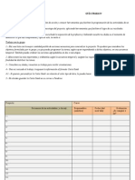 Educación Tecnológica Guia Trabajo Carta Gantt