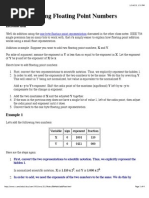 How To Add Floating Point Numbers