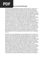 Aims and Methods of Moral Philosophy