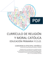 Curriculo Religion Catolica Primaria y Secundaria 2015
