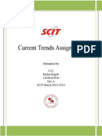 Current Trends Assignment: Submitted by I-12 Richa Rajput 12030241036 Div A SCIT Batch 2012-2014