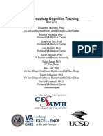 Compensatory Cognitive Training Facilitator Manual June 2013