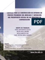 Cartilla Practica para La Construccion de Estudios de Precios Promedio Del Mercado