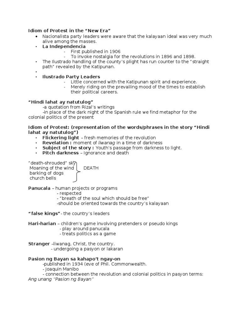 Pasyon and Revolution Philippines Unrest