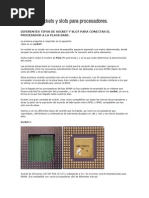 Tipos de Socket y Slot para Procesadores | PDF | Arquitectura de ...