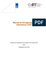 Manual de Divulgacion de Indicadores CoST FINAL 18 Junio2014