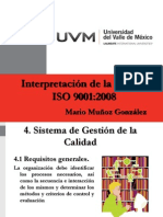 Interpretación de La Norma ISO 9001:2008 UVM