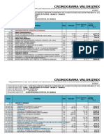 MODELO DE CONOGRAMA Valorizado de Avance de Obra 274