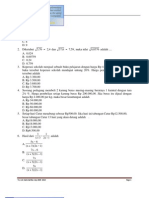 Soal Tryout Matematika SMP 2010