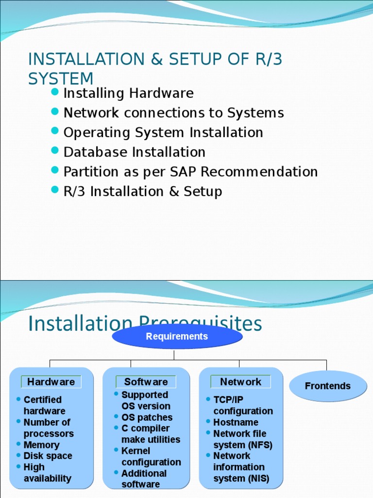 3 Installation Setup of r3 | PDF