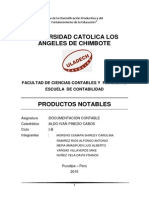 Productos y cocientes notables