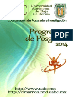 Programas de Posgrama 2014