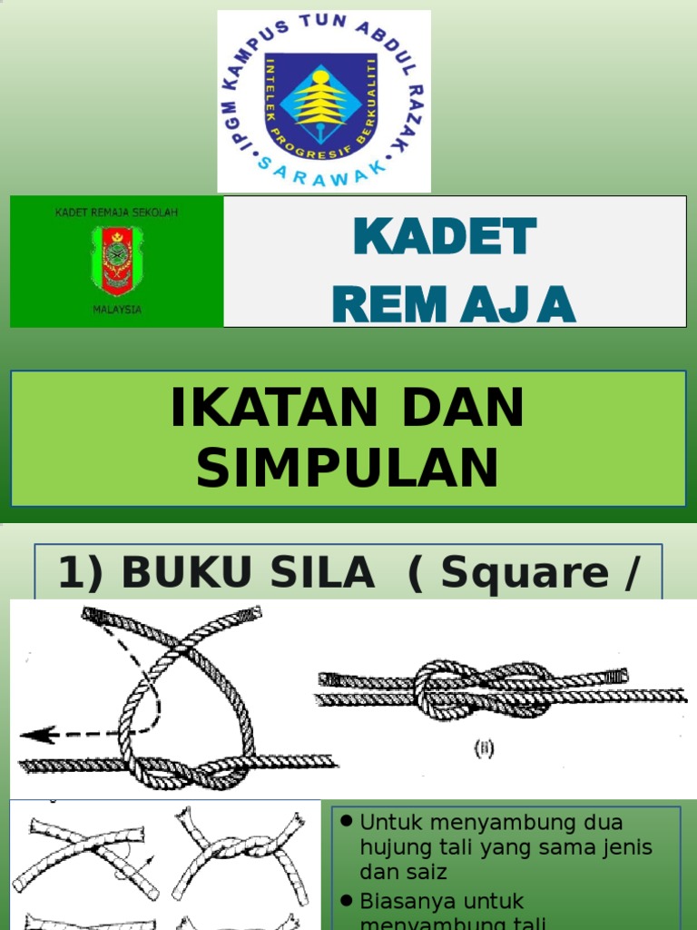 Jenis Ikatan Kadet Remaja Sekolah Pdf