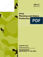 Army Planning and Orders Production FM 5-0