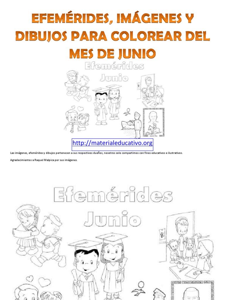 Efemérides de junio en México para colorear | PDF | Ciudad de México ...