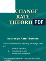Exchange Rate Theories in International Finance.