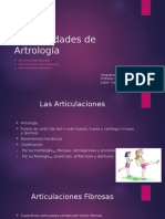 Generalidades de Artrología
