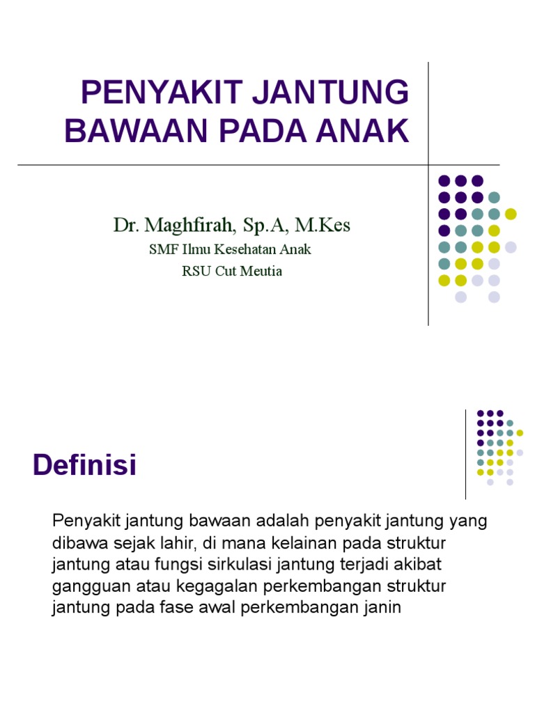 penyakit jantung koroner pdf  Penyakit  jantung  bawaan