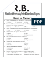 RRB Previous Papers 1