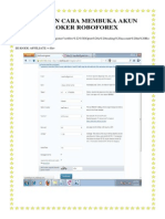 Panduan Cara Daftar Akun Broker Roboforex PDF