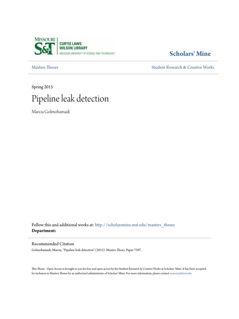 Pipeline Leak Detection | PDF | Wavelet | Optical Fiber