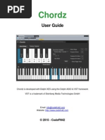 Chordz User Guide