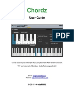 Chordz User Guide