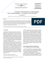 Current Status of Intrapartum Fetal Monitoring Cardiotocography vs Cardiotocography+ST Analysis of the Fetal ECG