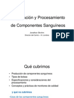 Preparacion y Procesamiento de Componentes Sanguineos