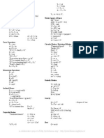 Condensed Equations