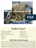 World's Largest Meal