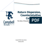 Return Dispersion, Counterintuitive Correlation - February 2015