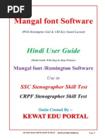 Download Mangal Font Guide by kewat SN272556958 doc pdf