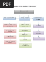 Hierarchical Diagram of The Members of The Company