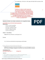 Important Articles From ... C Group 4 Result - TNPSC