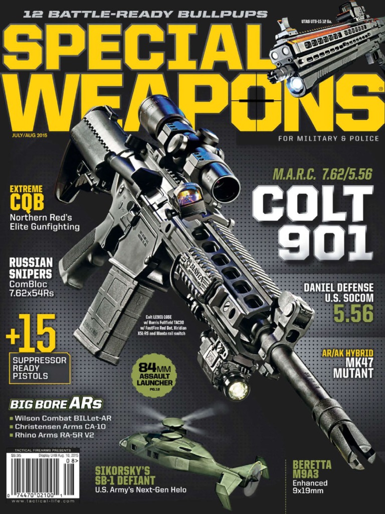 Special Weapons Magazine, August 2015 Firearm Components Tools