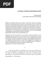 Denis Coitinho Virtudes, Caráter e Responsabilidade