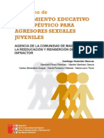 Programa de Tratamiento Educativo y Terapeutico Para Agresores Sexuales Juveniles