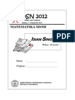 Cover Soal Osn 2012