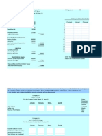 Company A balance sheet and budgets