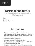 Reference Architecture - ECM