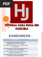 Download TUTORIAL CARA GUNA SSH HACKJELApdf by mshubly09 SN272587022 doc pdf